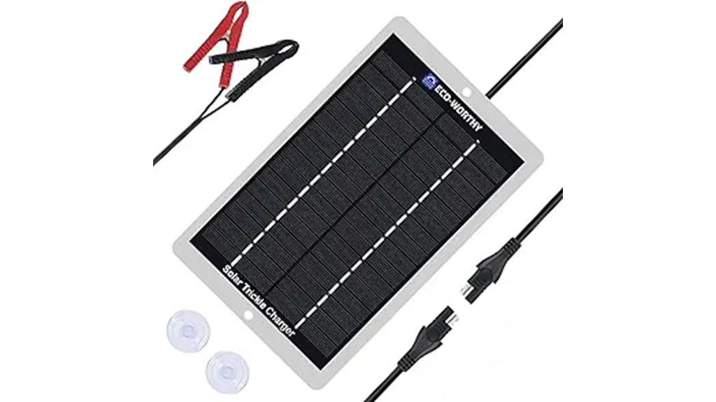waterproof 12v solar charger