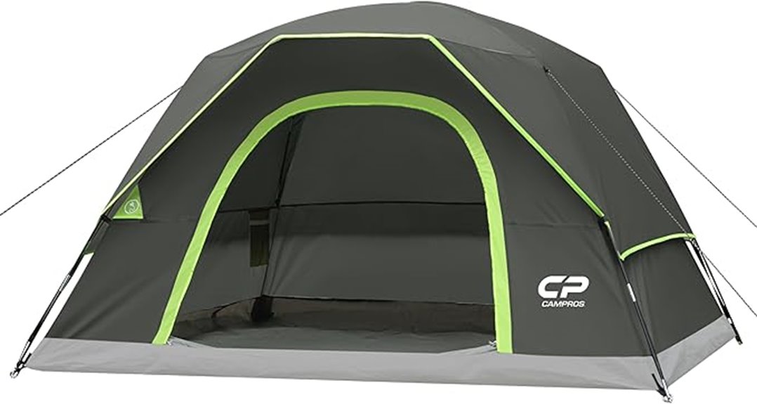 waterproof 4 person camping tent