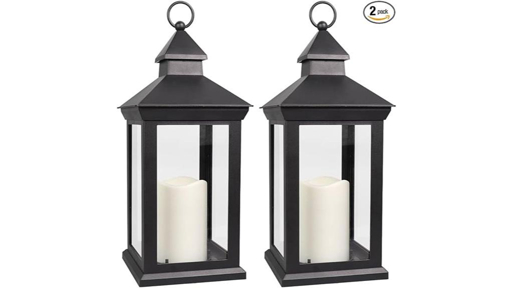 waterproof candle lanterns with timer