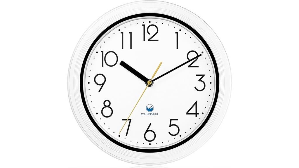 waterproof caysie wall clock