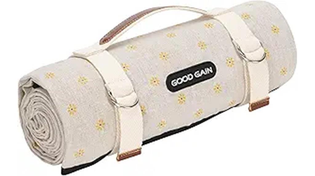 waterproof foldable travel blanket