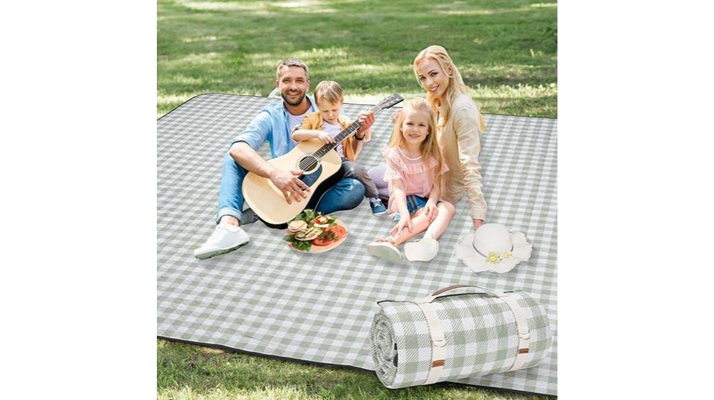 waterproof portable picnic blanket