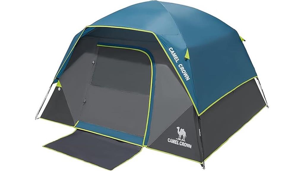 waterproof quick setup family tent