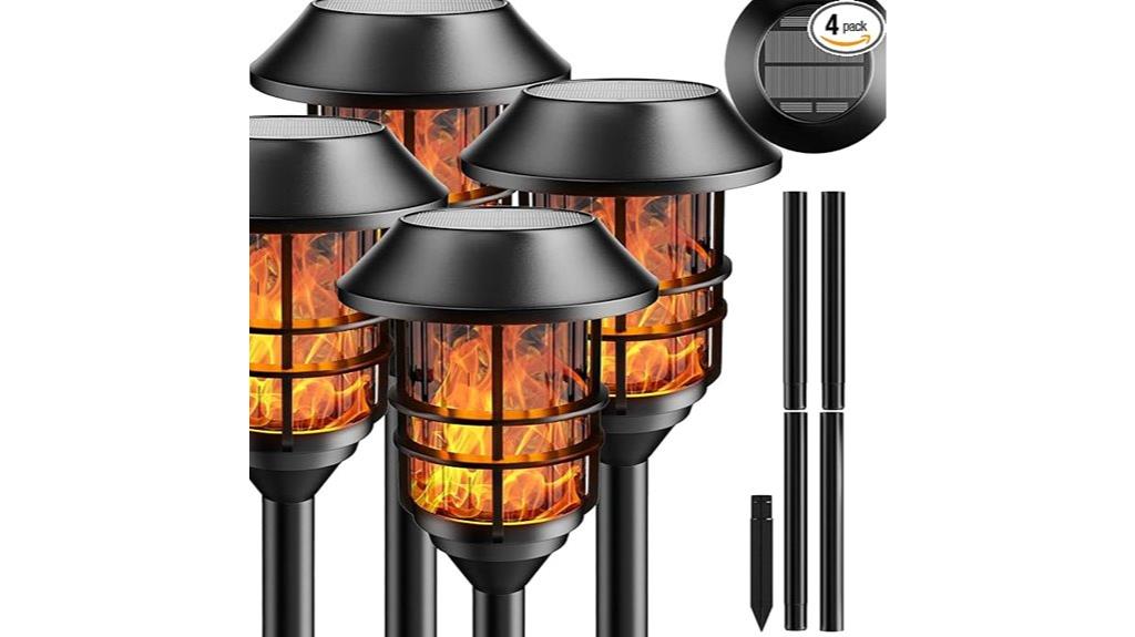 waterproof solar pathway lights