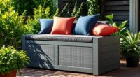 weatherproof deck box cushions