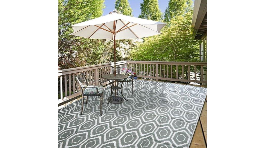 weatherproof reversible camping mats
