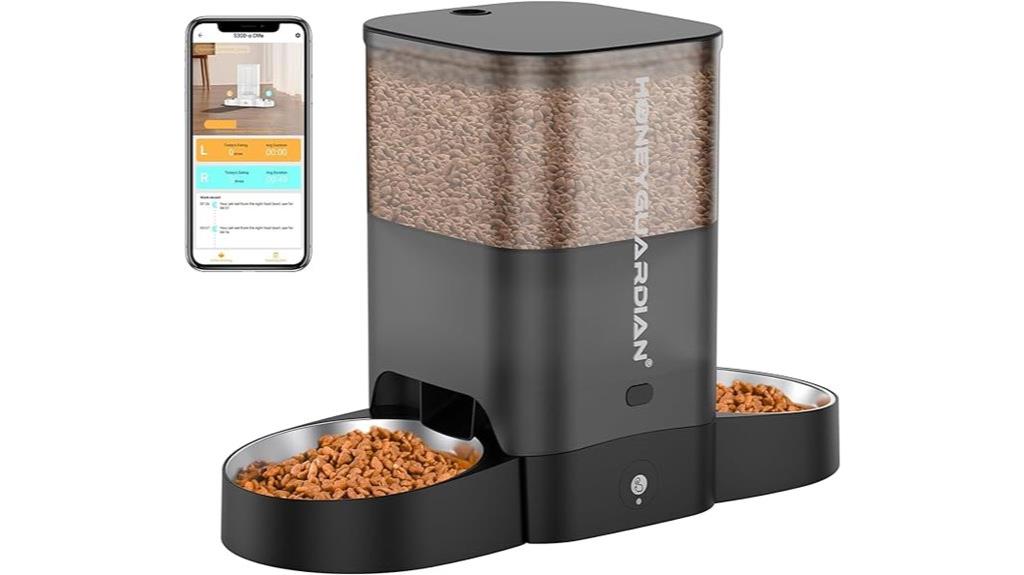 wifi enabled automatic cat feeder