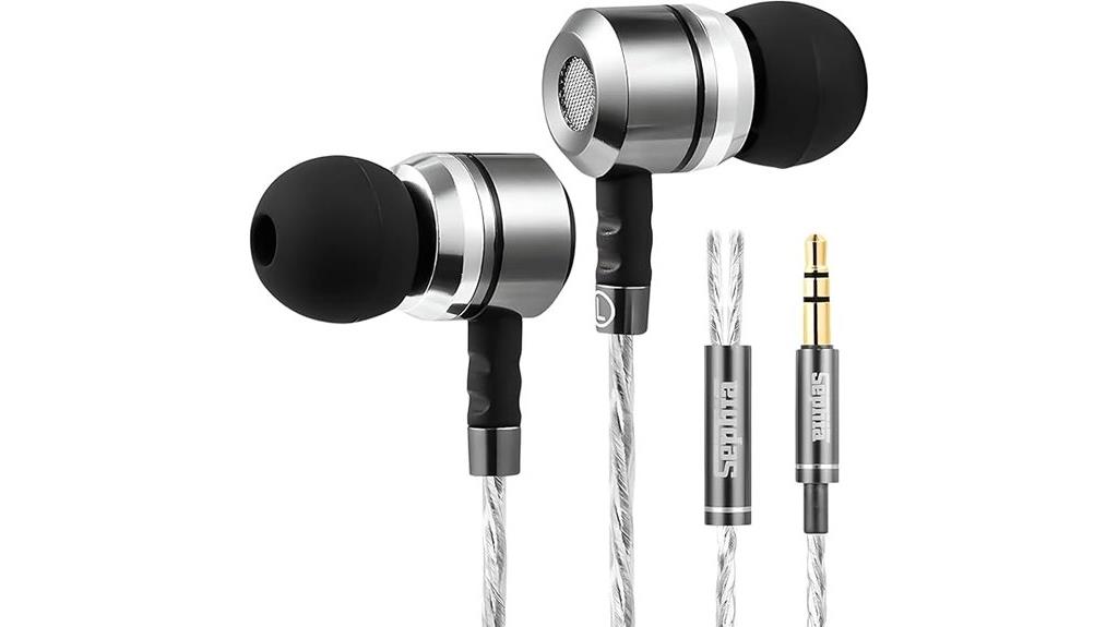 wired headphones with ear tips