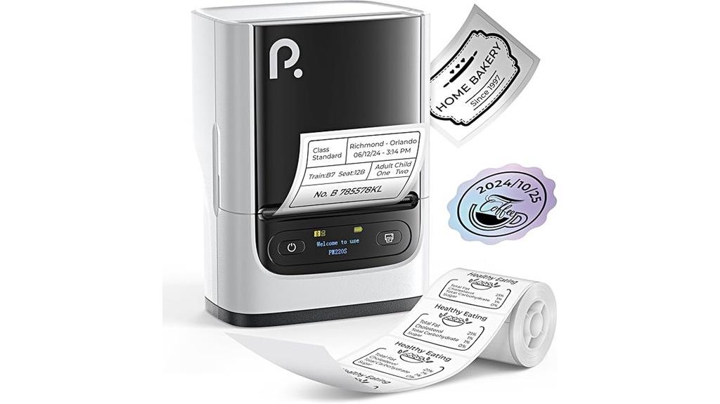 wireless bluetooth label printer