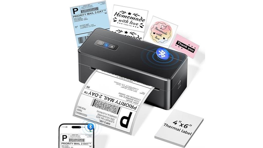 wireless bluetooth shipping printer