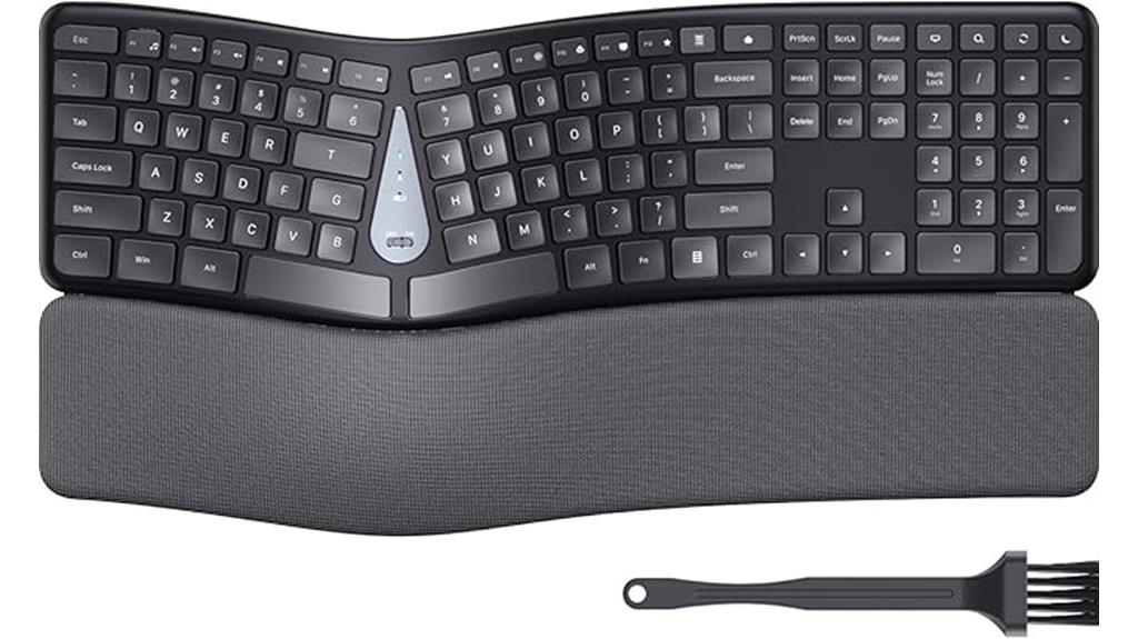 wireless ergonomic keyboard