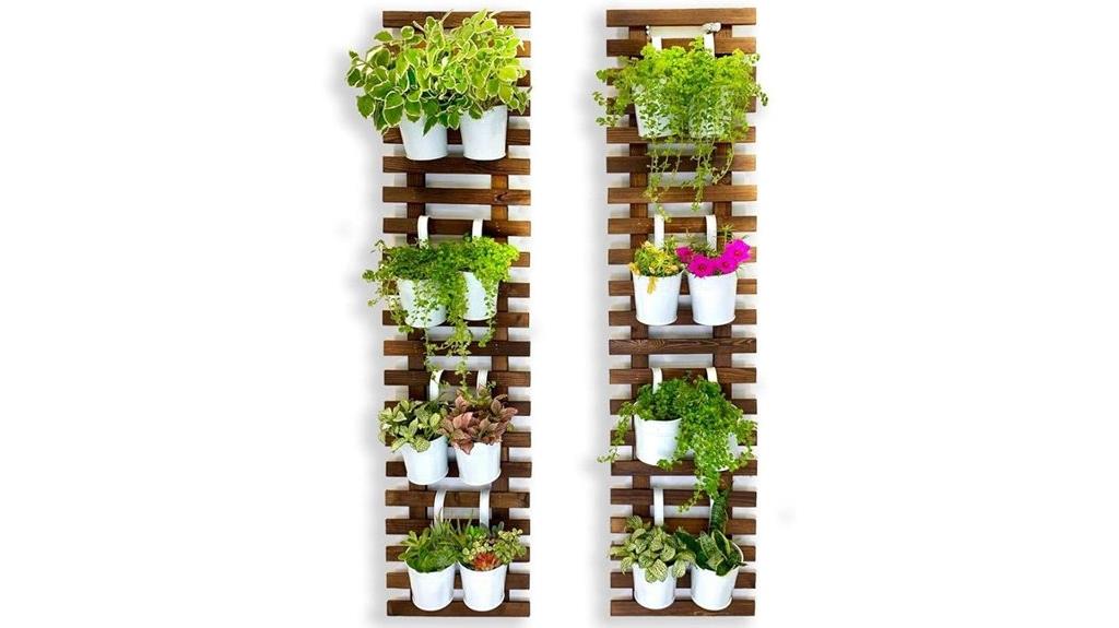 wooden indoor outdoor planters