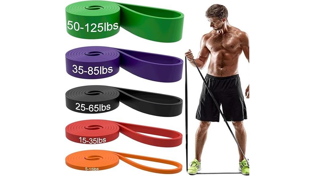 workout and therapy bands