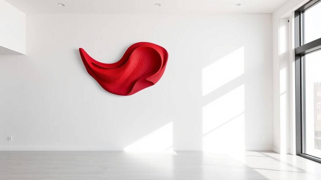 bold contrast balanced space