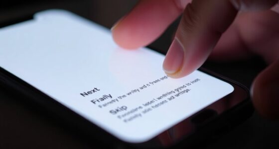clear concise user guidance