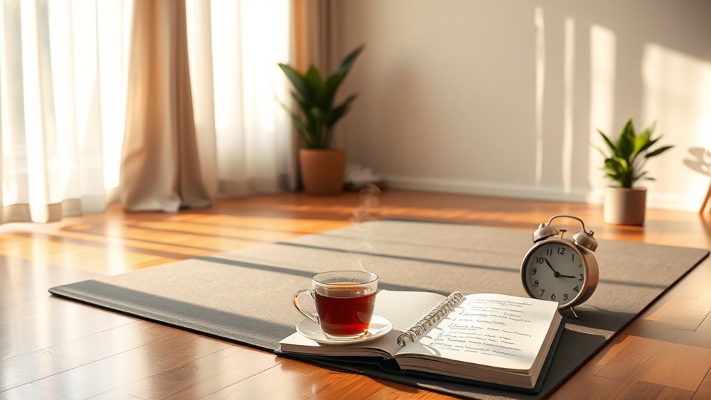 consistent mindful morning habits