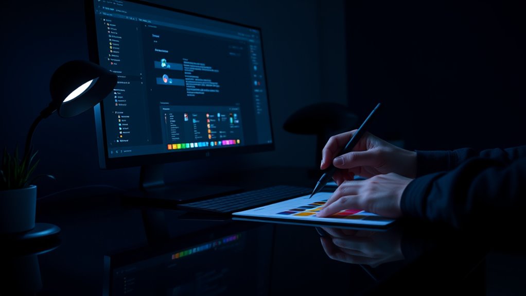 designing user friendly dark interfaces
