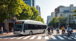 electric and public transit