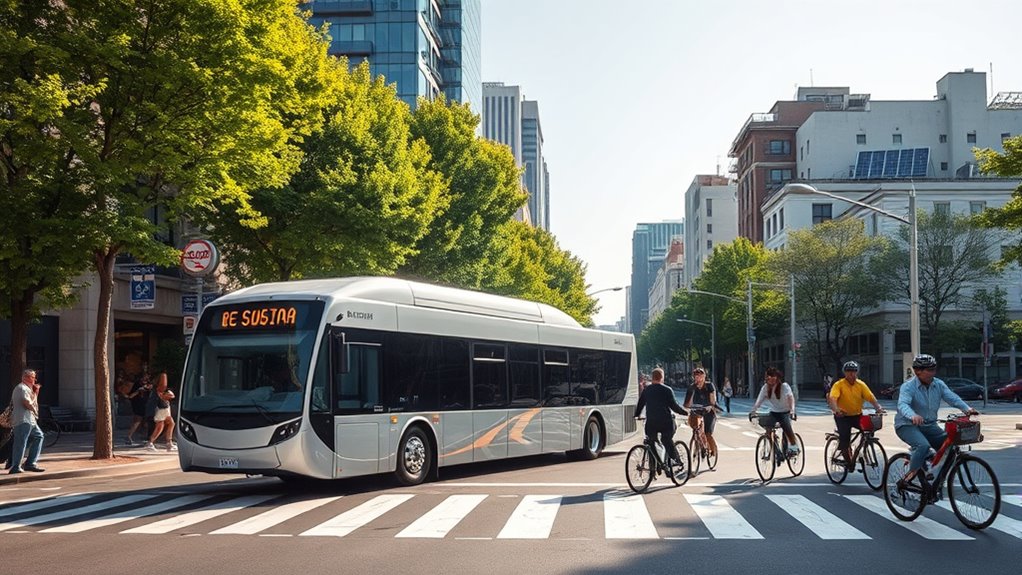 electric and public transit