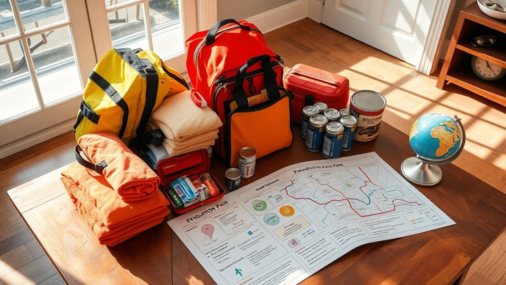 emergency preparedness kits and plans