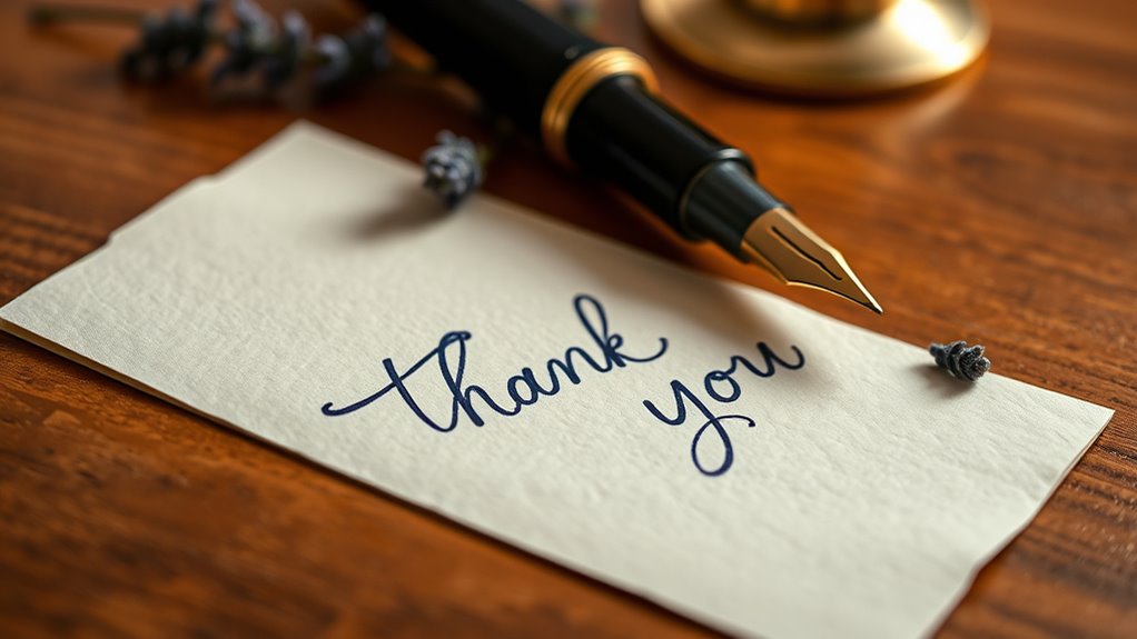 expressing gratitude through notes