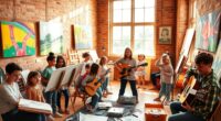 fostering artistic and musical creativity