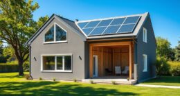 insulation and solar panels