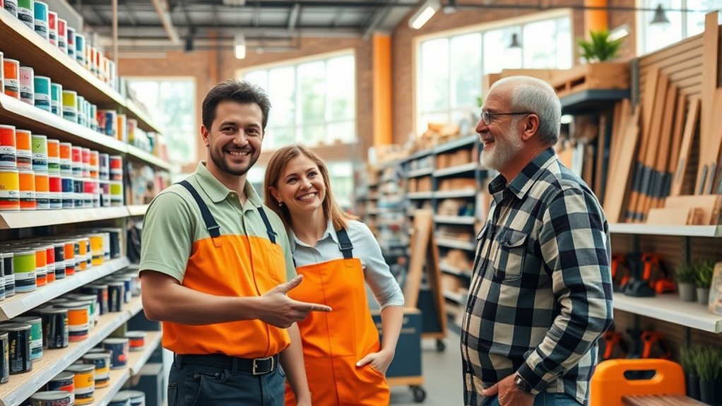 knowledgeable staff organized layout