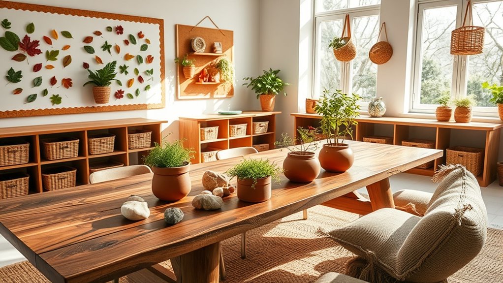 natural materials in classrooms