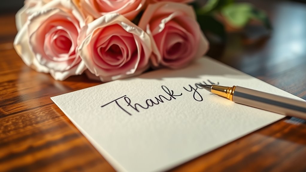 personalized timely thank you notes