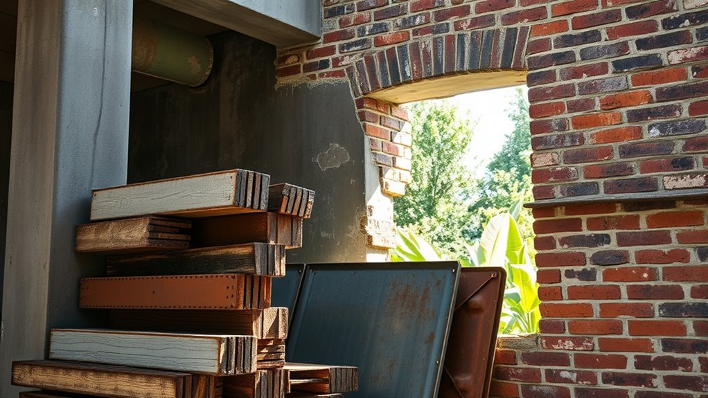 reusing materials in construction