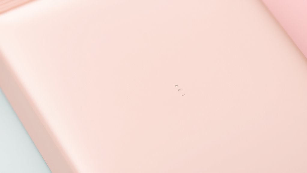 soft color minimalist typography