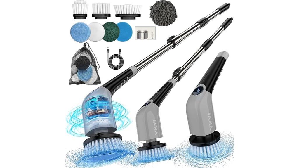 cordless electric cleaning brush