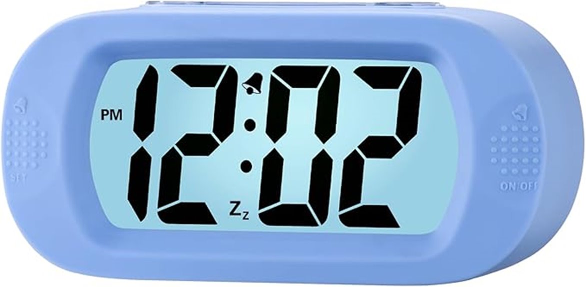 kids lcd night clock