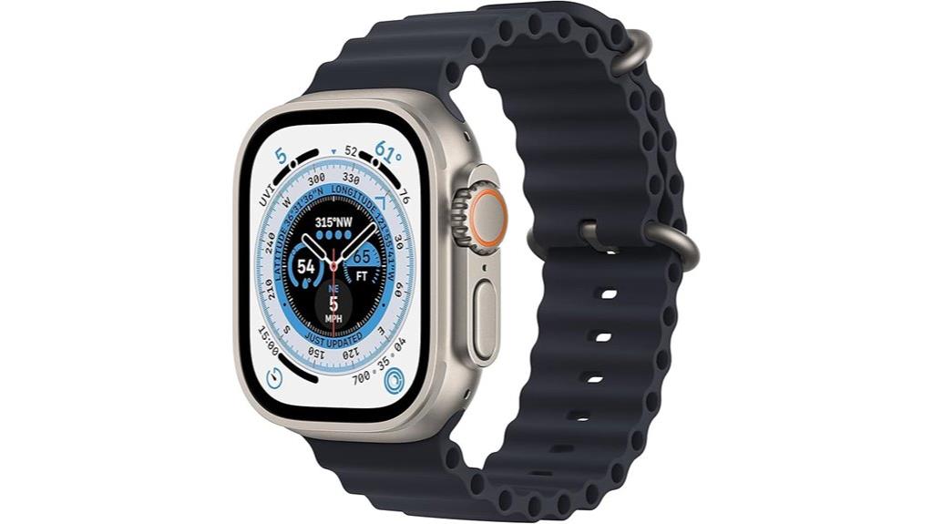 titanium case with midnight band