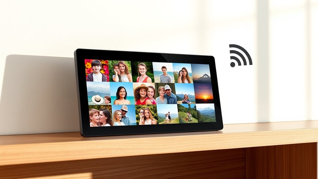 top email enabled digital frames