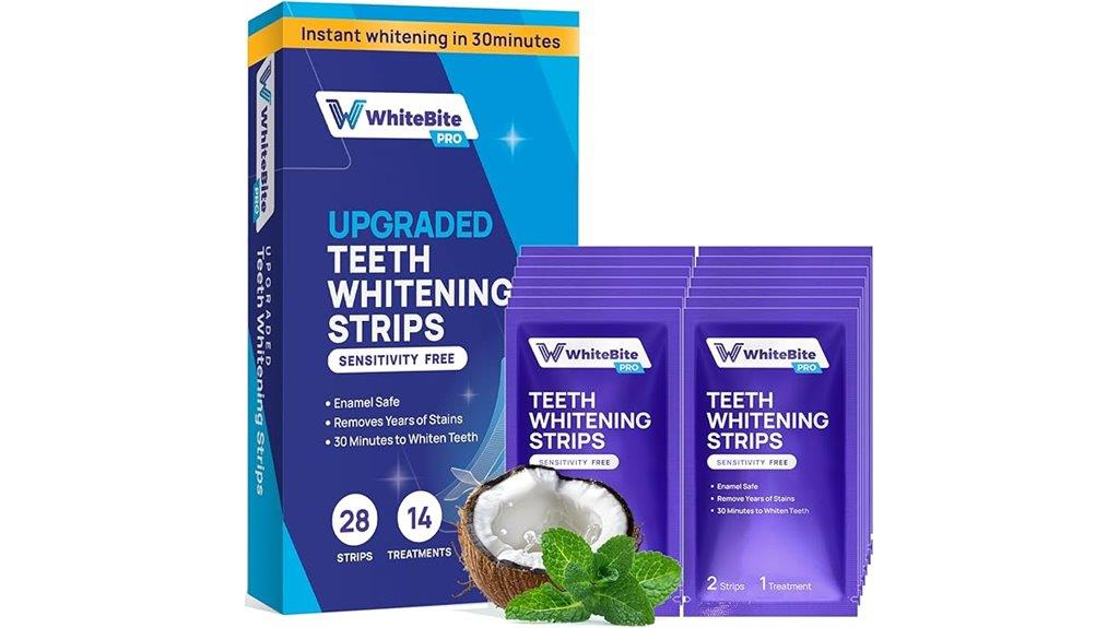 whitening strips with 28