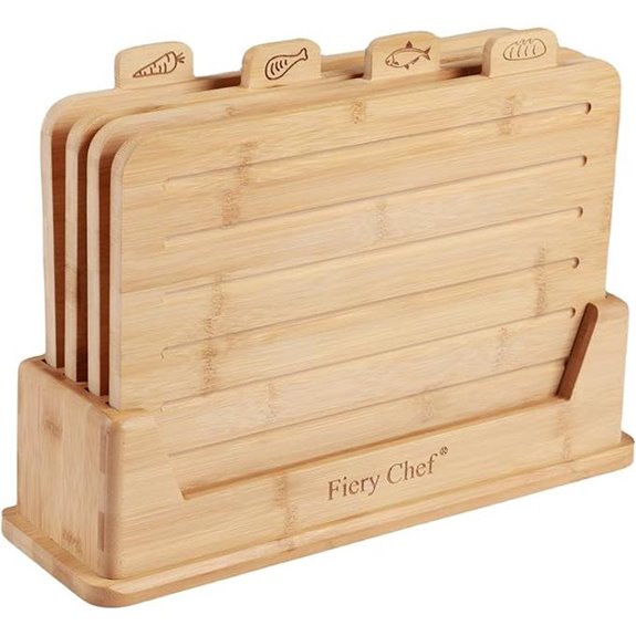 bamboo cutting board set