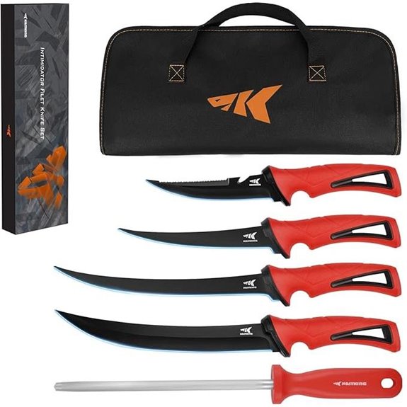KastKing Intimidator Bait Knife with Stainless-Steel Blades