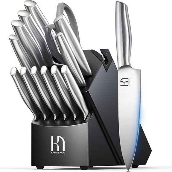 Japanese 14-Piece High Carbon Stainless Steel Knife Set