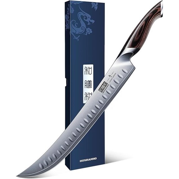 HOSHANHO 12-Inch Japanese High Carbon Meat Knife