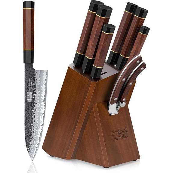 HOSHANHO 8-Piece Sharp Japanese Knife Set