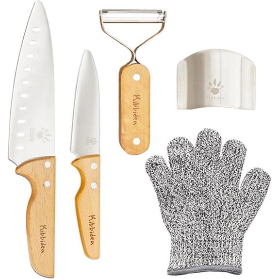 Kibbidea Kids Knife Set Stainless Steel BPA-Free