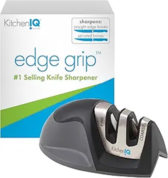 KitchenIQ 50009 Edge Grip Knife Sharpener