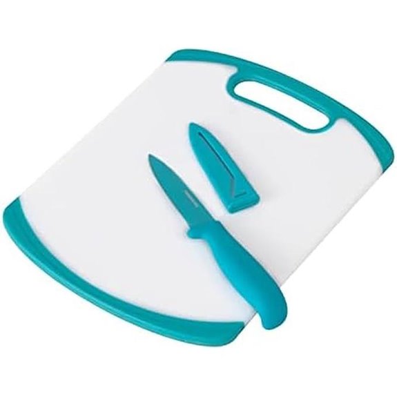 Farberware Paring Knife & Non-Slip Cutting Board Set