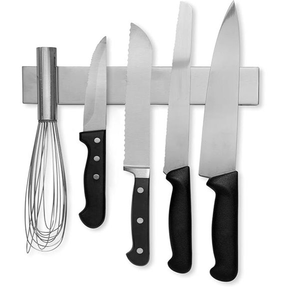 Magnetic Stainless Steel Knife and Utensil Organizer