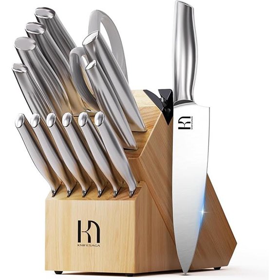 Premium 14-Piece Japanese Kitchen Knife Set