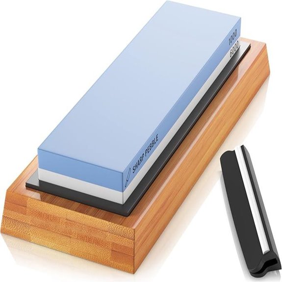 Sharp Pebble Whetstone Knife Sharpening Stone Set