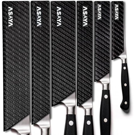 Asaya Knife Edge Guards 6Pcs Food Safe Blade Covers