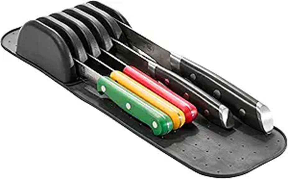 Madesmart 5-Slot Small Knife Holder for Drawers